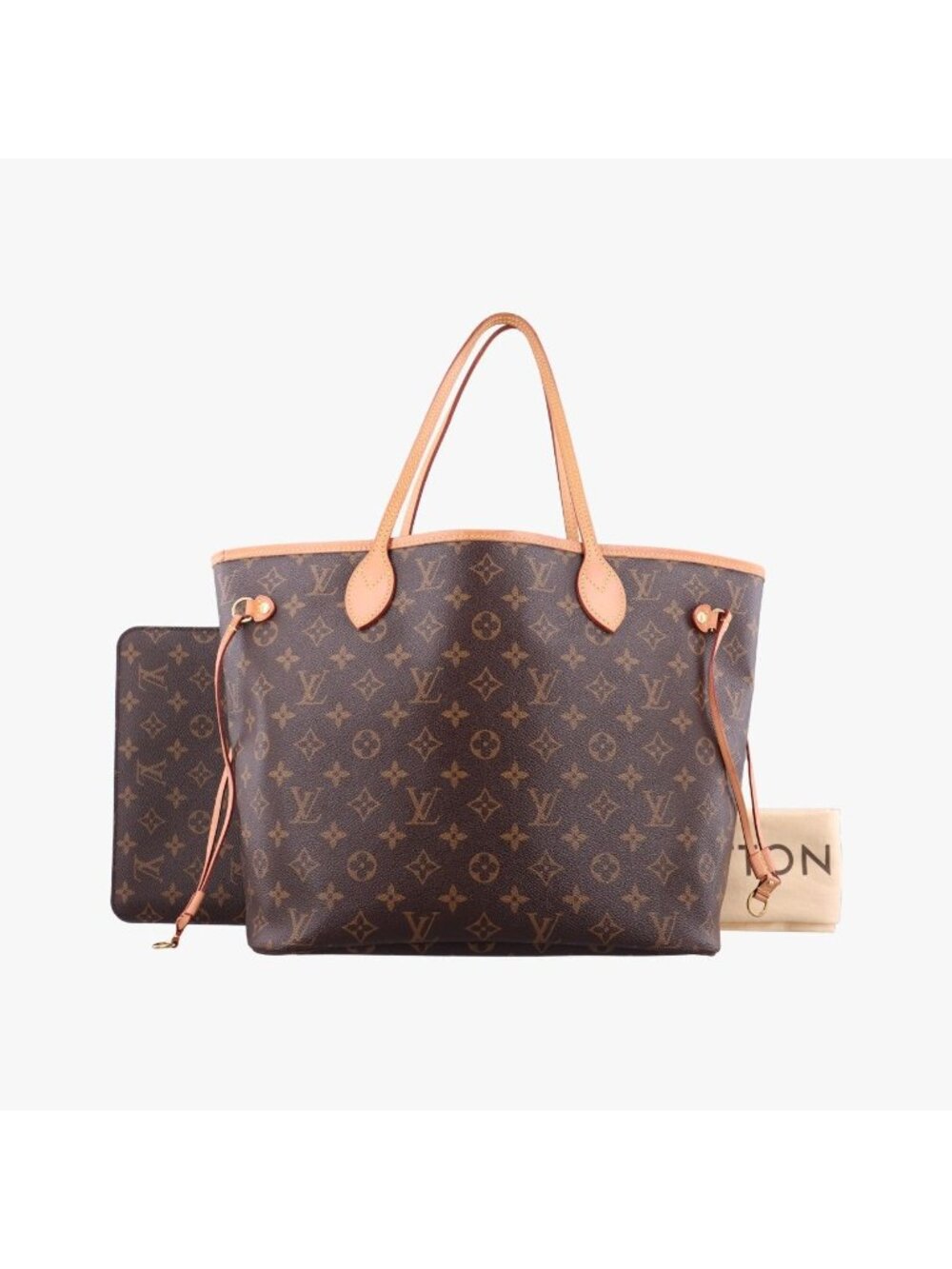 Louis Vuitton Neverfull MM Monogram Brown Canvas